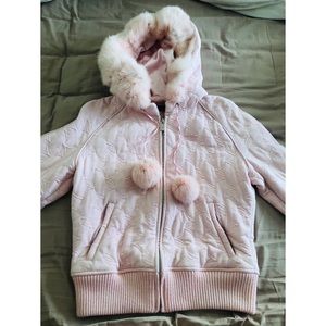 Pink Bebe Sport Pom Pom Winter Jacket